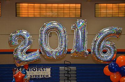 Senior Breakfast balloons class of 2016